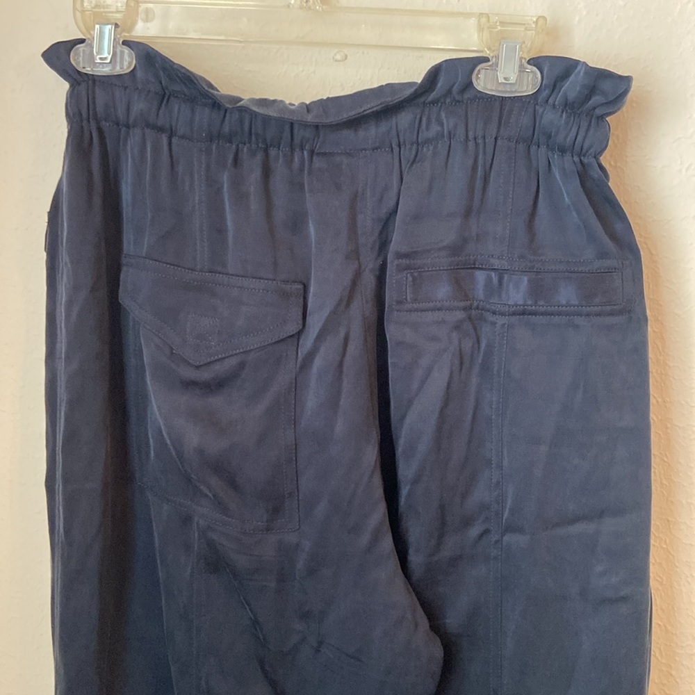 Ganni Washed Twill Satin Pants - Picture 4 of 9